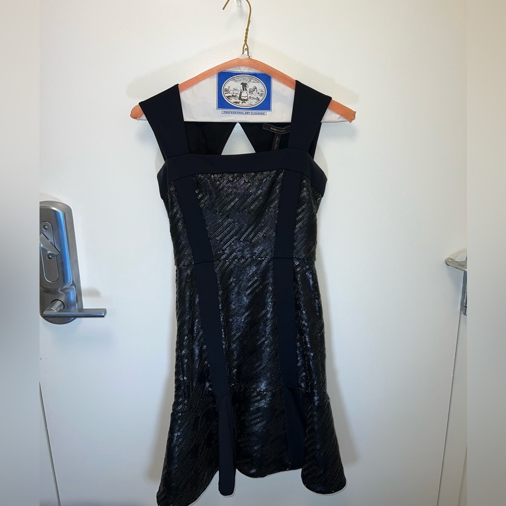 BCBG Maxazria sequin dress.